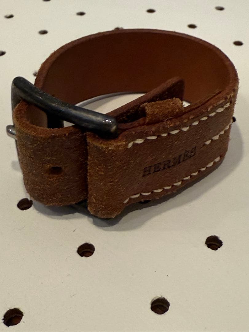 HERMES エルメス　スエード　レザー　ブレスレット