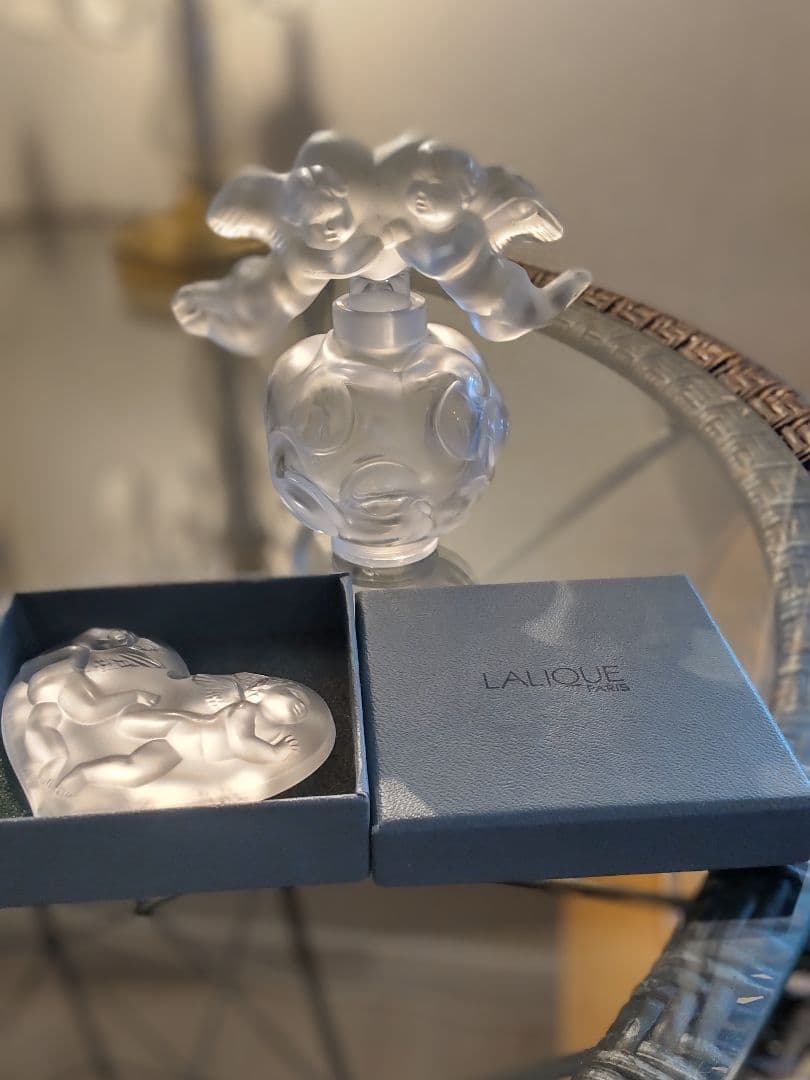 ルネラリック LALIQUE 香水瓶&クリスマスオーナメント 天使
