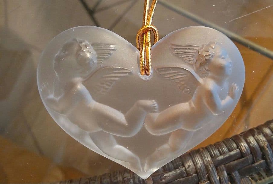 ルネラリック LALIQUE 香水瓶&クリスマスオーナメント 天使