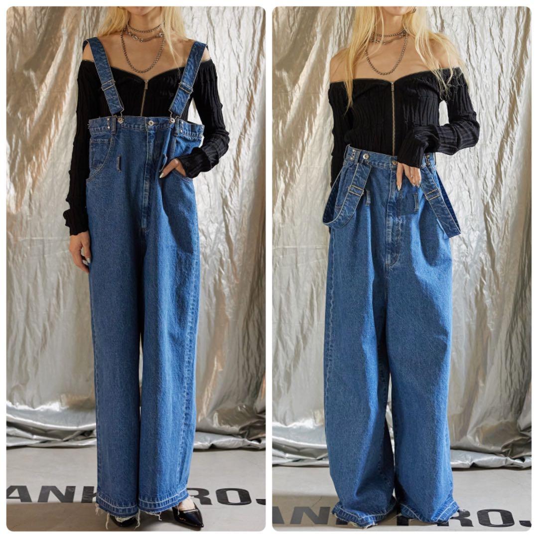 【美品】PRANK PROJECT 2WAYサロペット　オーバーオール　デニム