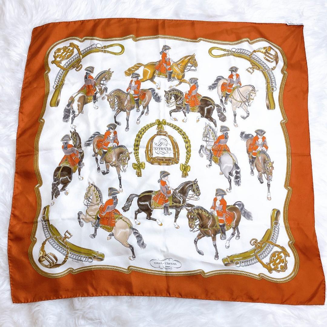 HERMES カレ90 エルメス スカーフ カレ90 REPRISE シルク