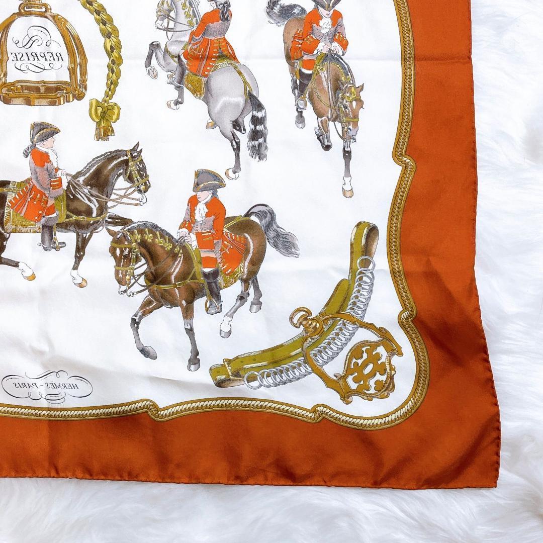 HERMES カレ90 エルメス スカーフ カレ90 REPRISE シルク
