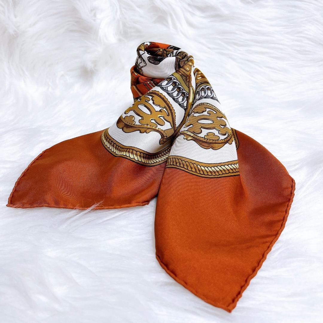 HERMES カレ90 エルメス スカーフ カレ90 REPRISE シルク