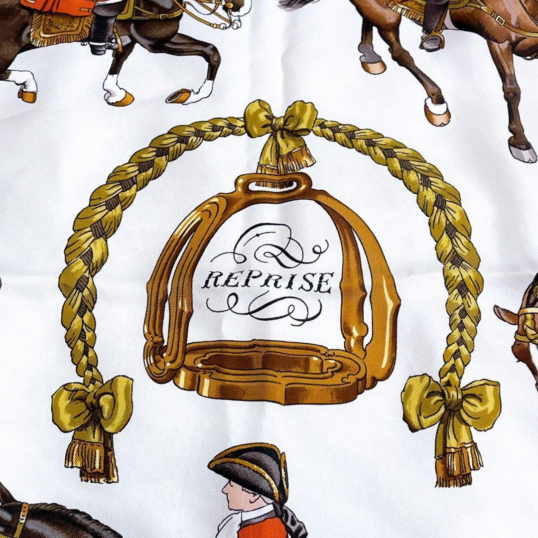 HERMES カレ90 エルメス スカーフ カレ90 REPRISE シルク