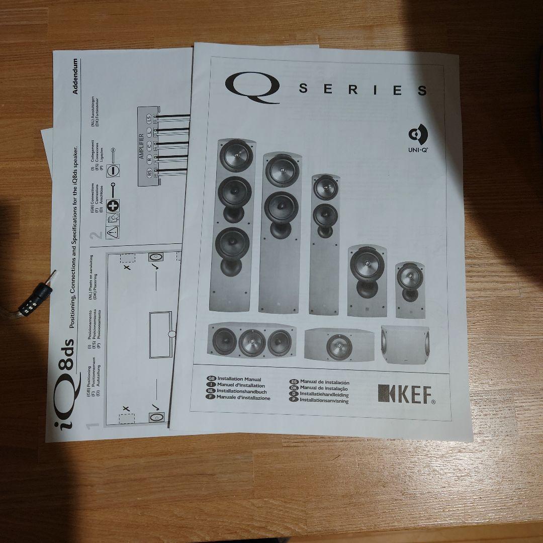 KEF iQ1 SP3499 スピーカー ペアスピーカー