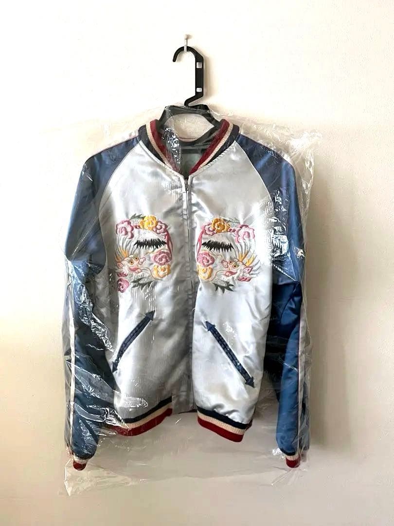 スカジャン　東洋　トラ　イーグル　Lサイズ　25年以上前のもの　値引き歓迎‼️