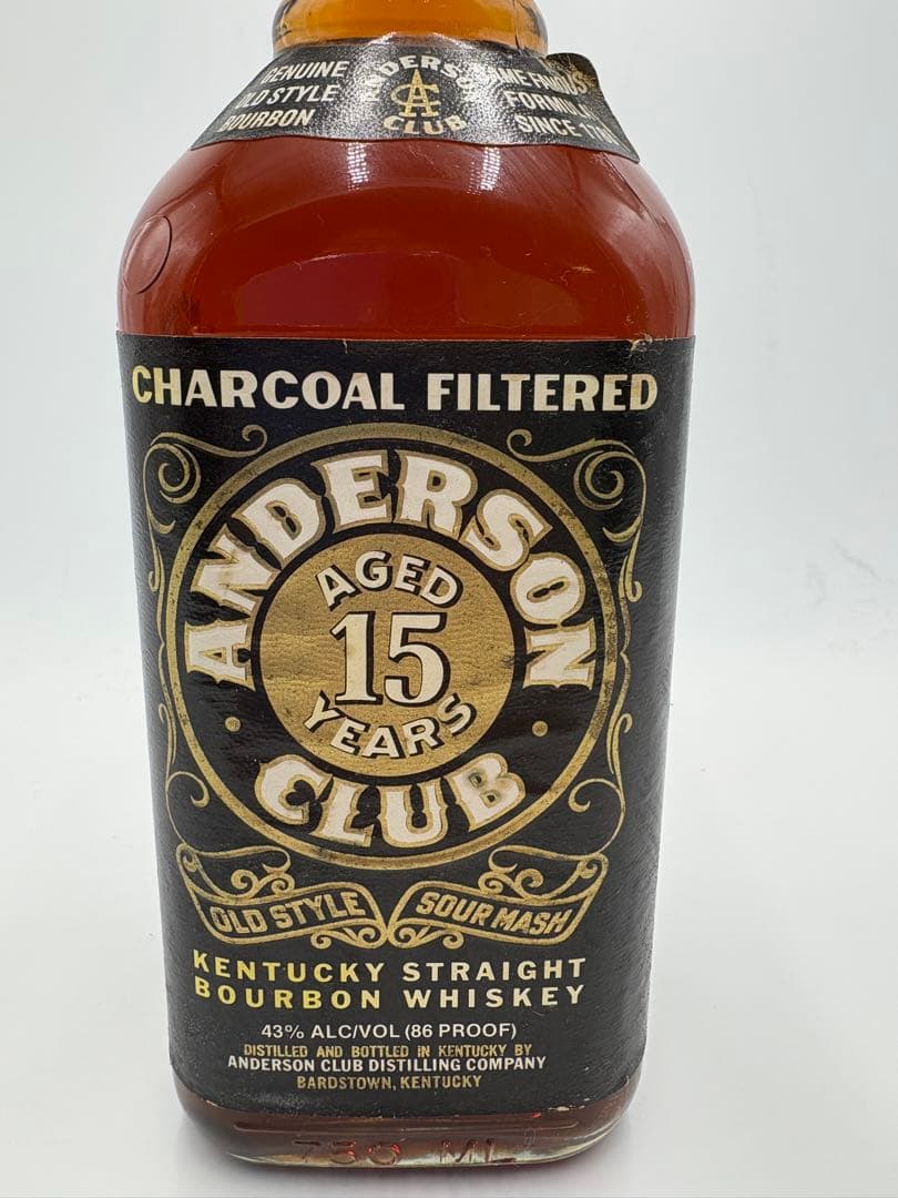 未開封　Anderson Club 15年熟成 バーボンウイスキー