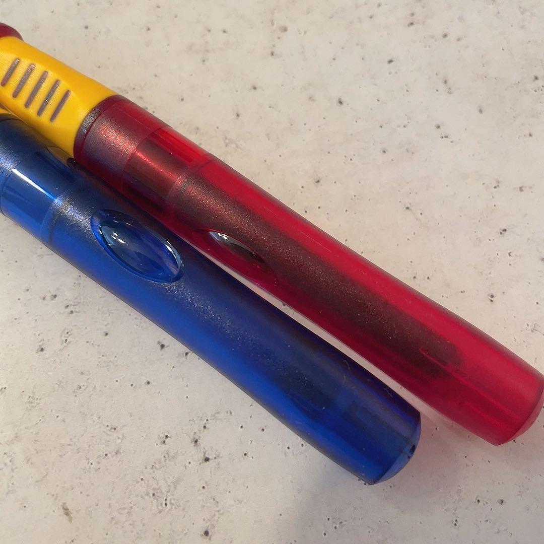 【4本セット】Pelikan PELIKANO junior 万年筆 青　赤