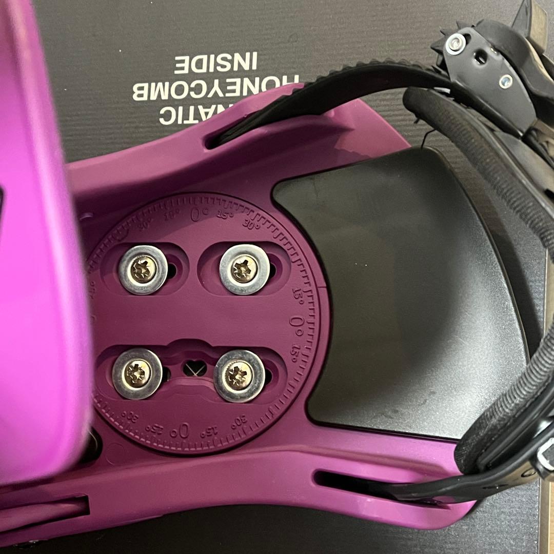 スノーボード ビンディング パープル