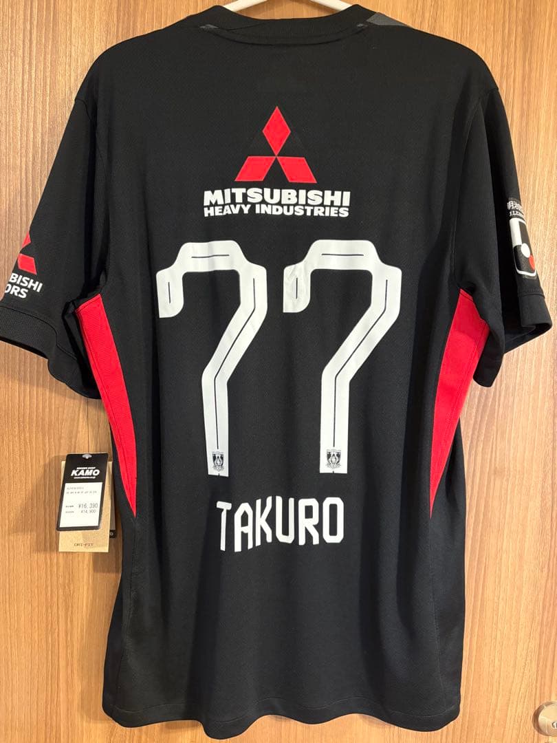 ぷ*ん様 浦和レッズ ユニフォーム 2025 3rd ブラック 77 金子拓郎