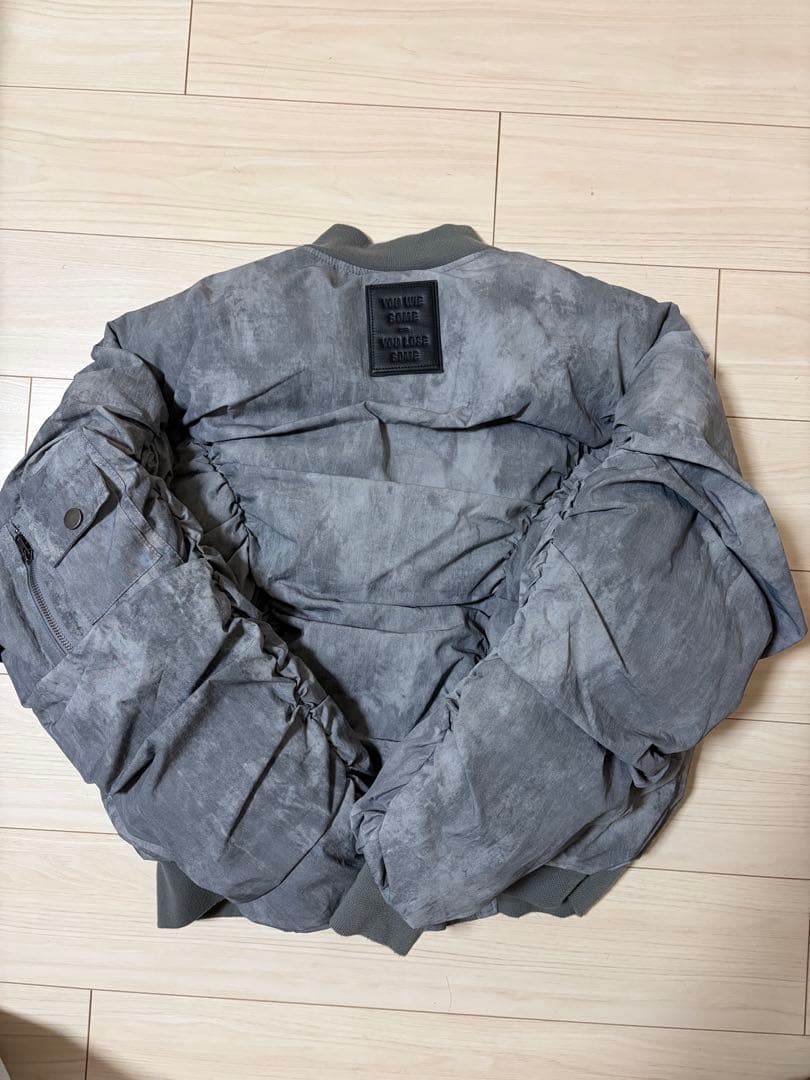 diesel風、テック、サイバー系アウター.MA1