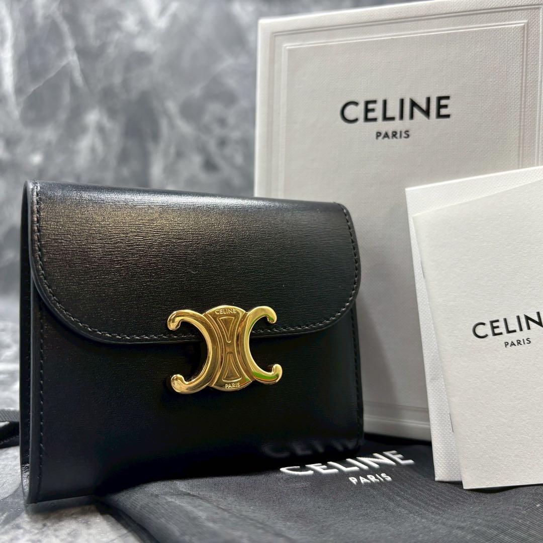 みつ ✨セリーヌ　トリンオフ　三つ折り財布