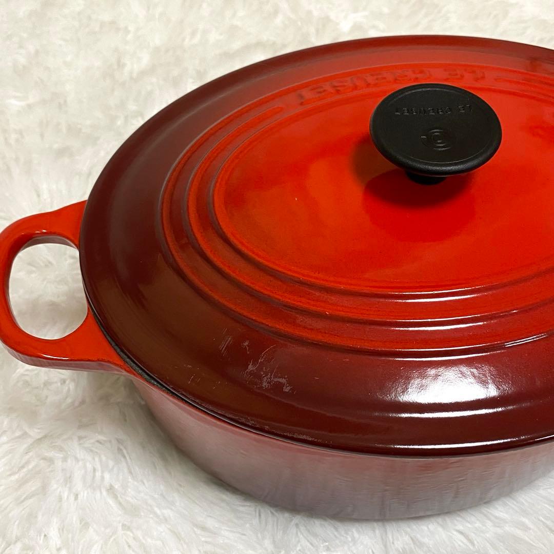 LE CREUSET ルクルーゼ　ココットオーバル　25cm レッド