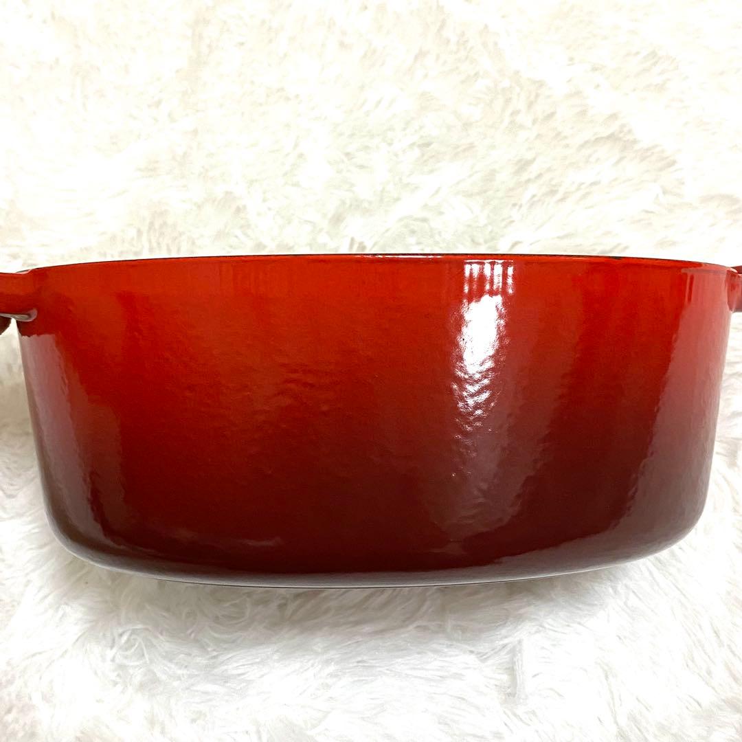 LE CREUSET ルクルーゼ　ココットオーバル　25cm レッド