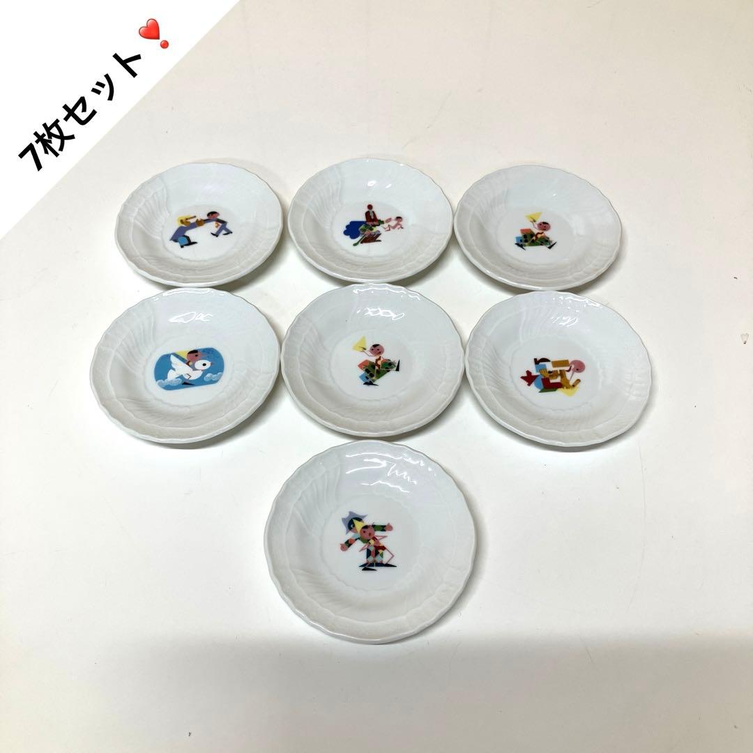 E57 リチャードジノリ ピノキオ ミニプレート 7枚セット