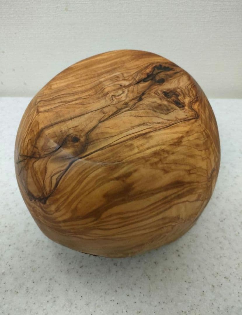 【訳あり】 手作り オリーブウッド サラダボウル 特大 チュニジア オーガニック