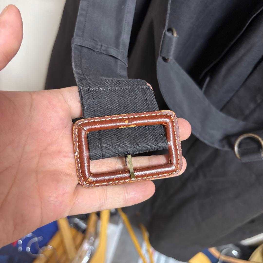 希少　Polo Ralph Lauren ブラック トレンチコート　ツーウェイ