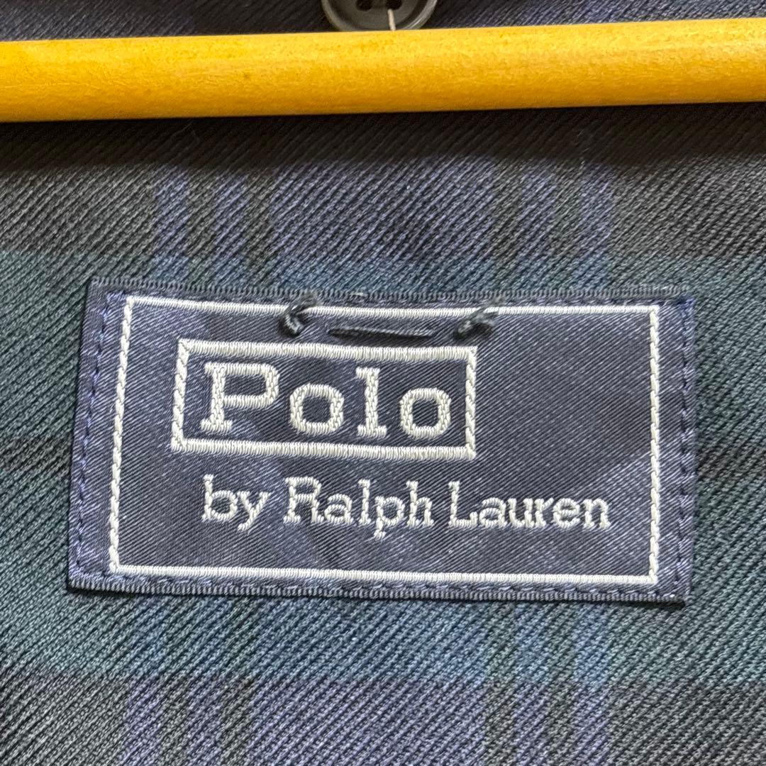 希少　Polo Ralph Lauren ブラック トレンチコート　ツーウェイ