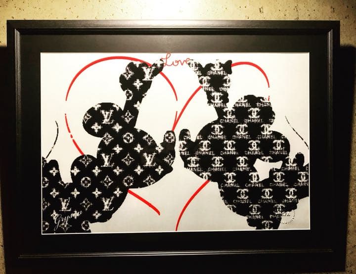 Grysonアート2.5Lヴィトンシャネルオマージュパロディアート