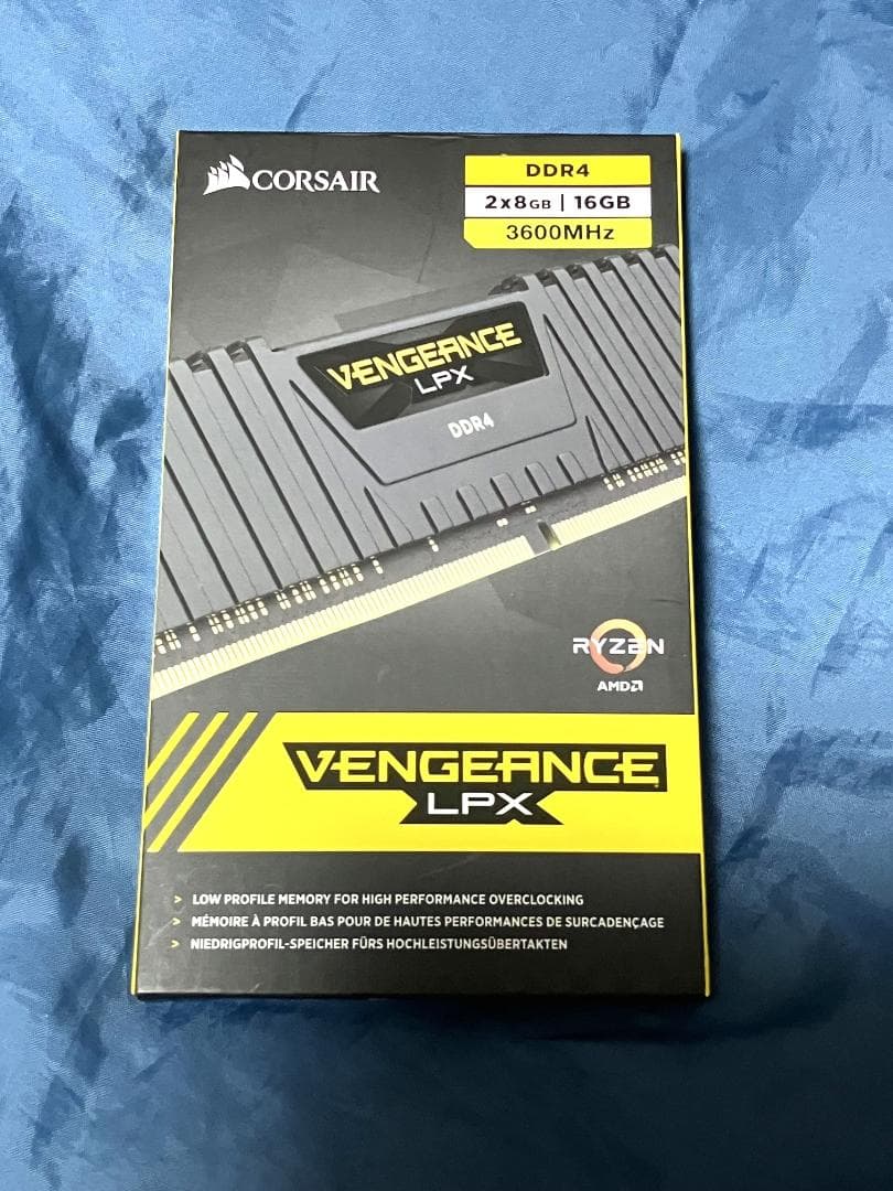 【動作確認済み】Corsair DDR4 3600 16GB(8GB×2)