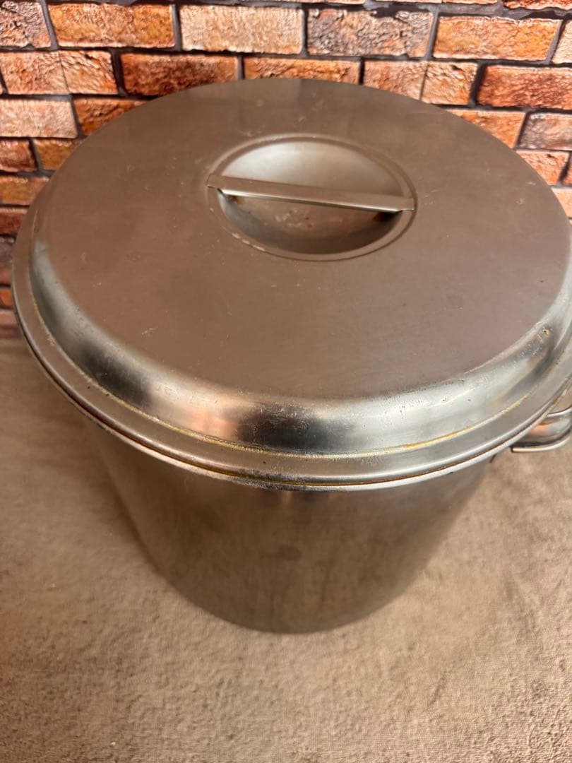 大屋製作所 クローバー 18-8ステンレス 寸胴鍋 32L 直径35cm