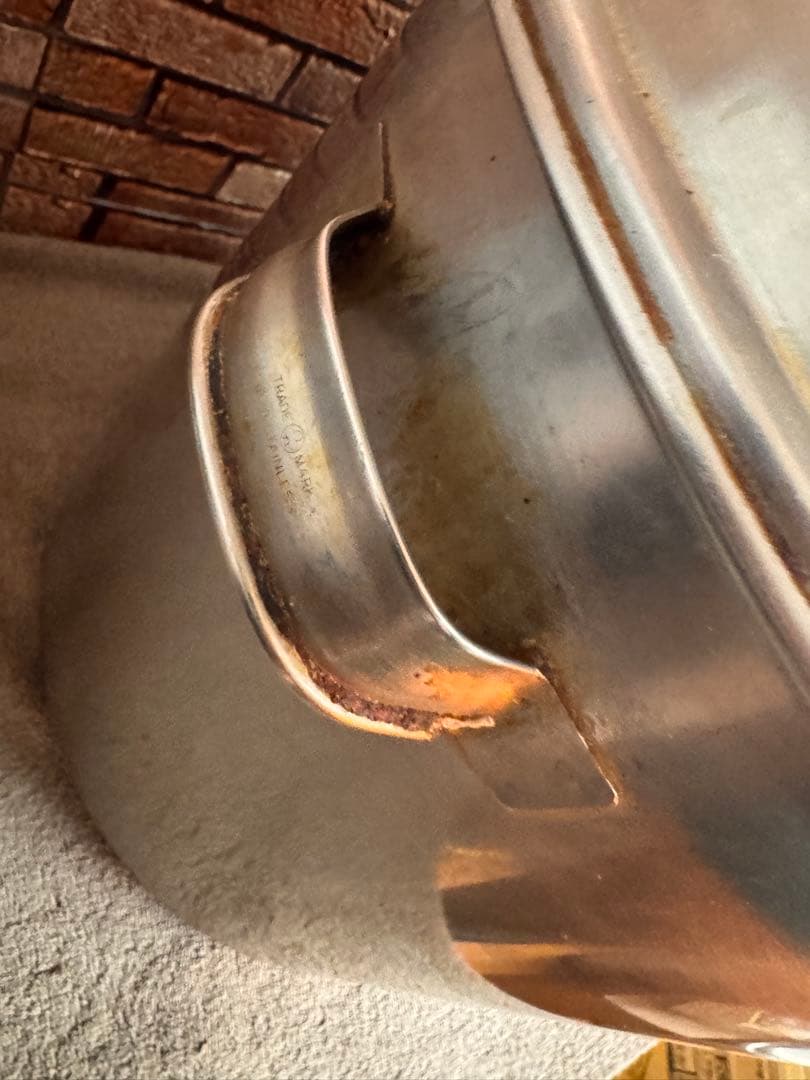 大屋製作所 クローバー 18-8ステンレス 寸胴鍋 32L 直径35cm