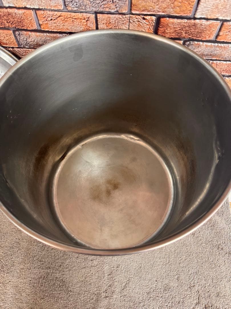 大屋製作所 クローバー 18-8ステンレス 寸胴鍋 32L 直径35cm