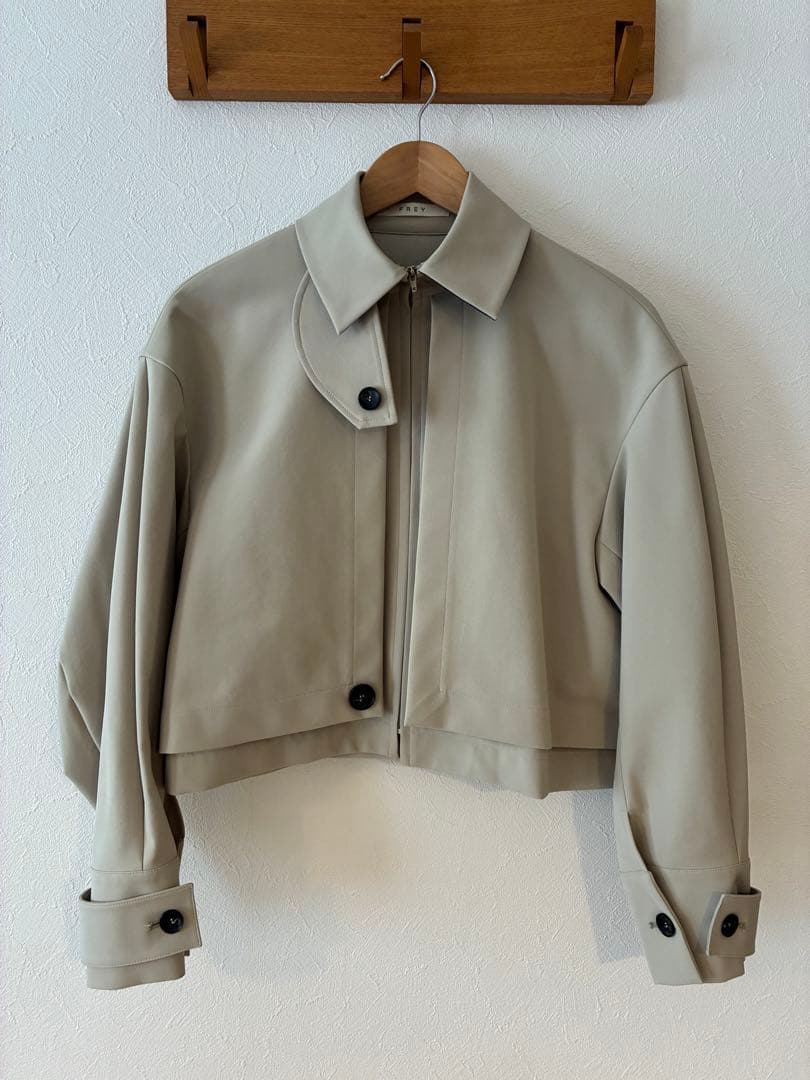 ジャケット・アウター FREY JERSEY LIKE COAT/Beige