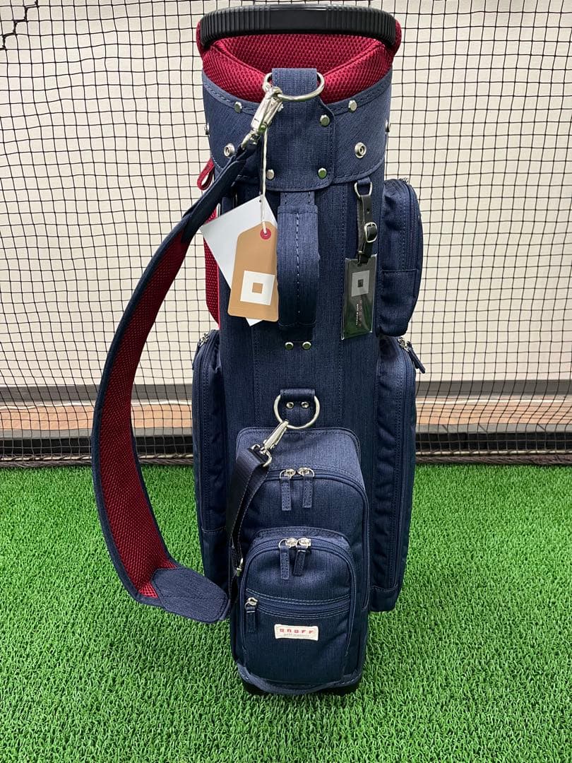 新品 オノフ キャディバッグ ネイビー
