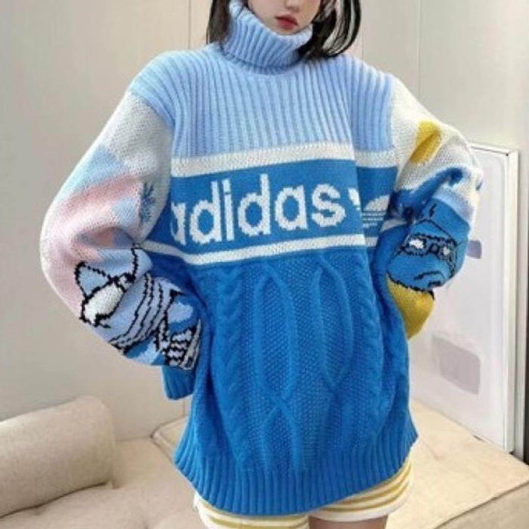 U181 Mサイズ　クリスマス セーター　ジェンダーニュートラル　アディダス