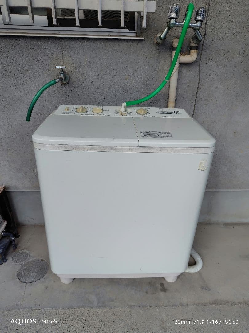 2槽式洗濯機　アクアAQW-N450　 2016年