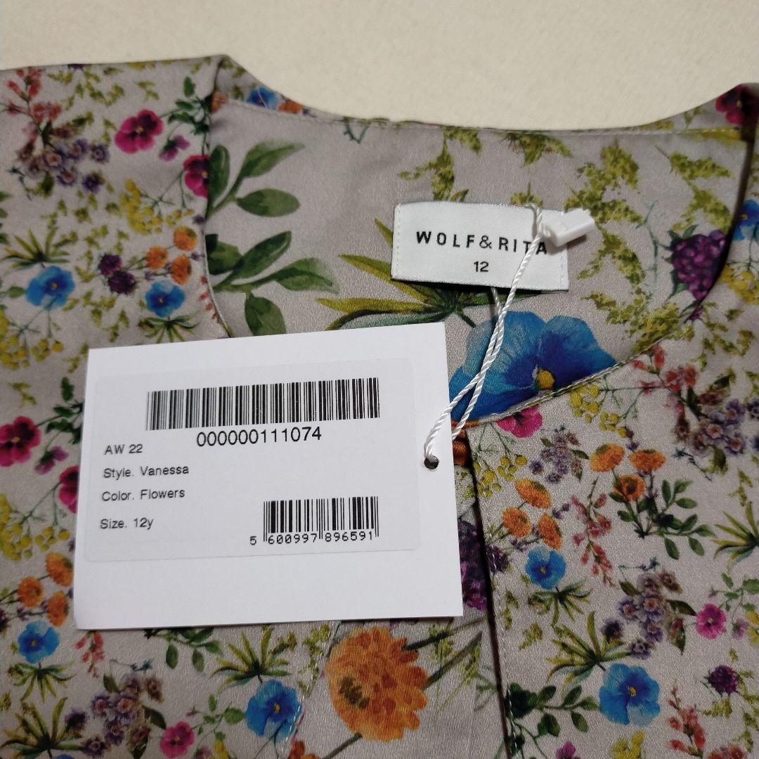 【新品】wolf＆rita 花柄ワンピース 12Y 152〜158cm 完売品
