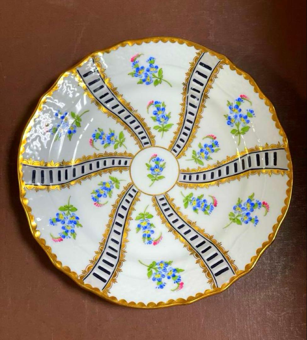 p*o様 HEREND ヘレンド忘れな草パンザラプレート15.5cmレア貴重稀少