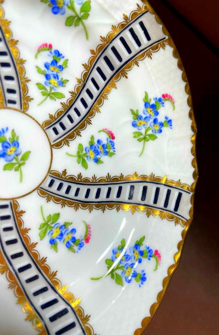 p*o様 HEREND ヘレンド忘れな草パンザラプレート15.5cmレア貴重稀少