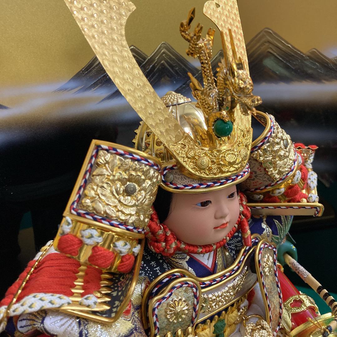 E40 格安特価！五月人形　子供大将　鎧着大将　五月鎧兜　五月初節句