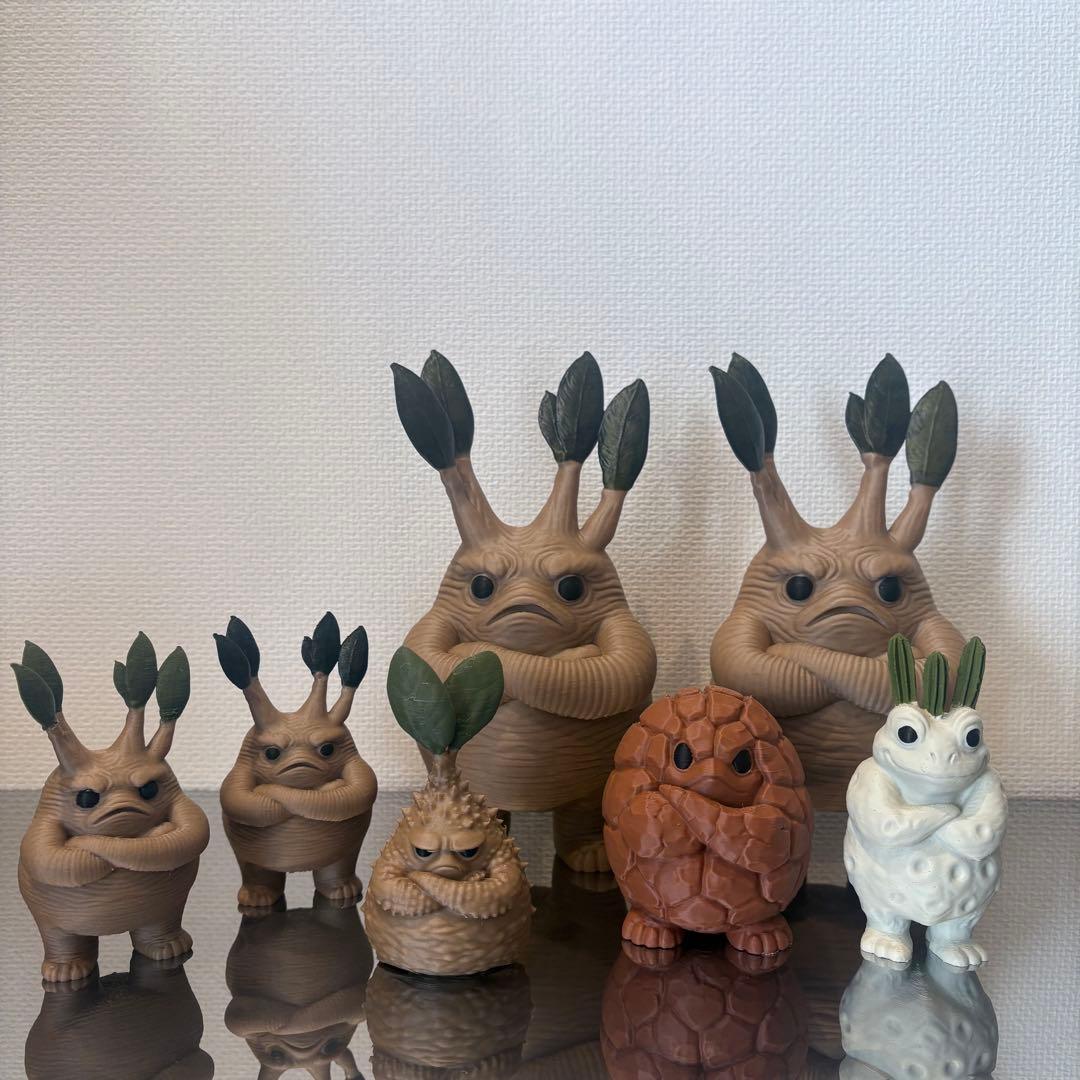 【フラッシュセール】アウトレット品 塊根植物 フィギュア 7点 セット