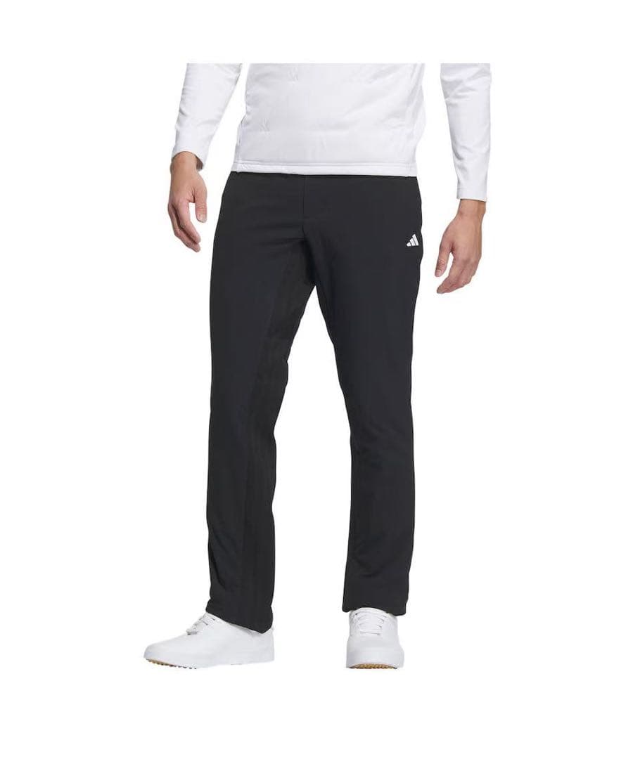 88新品27500円アディダスゴルフ/メンズ/秋冬/中綿ストレッチパンツ/黒BK