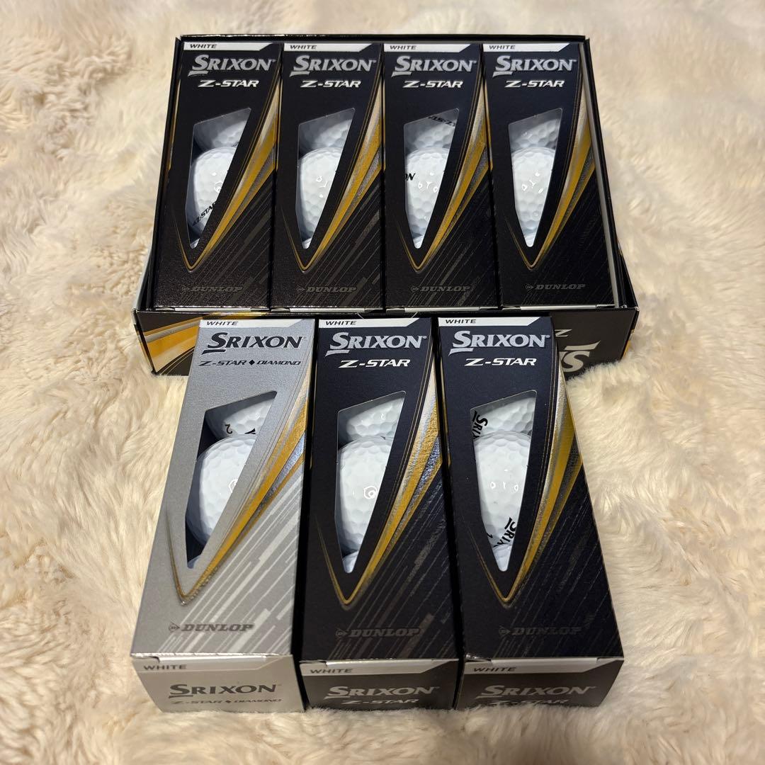 Srixon Z-STAR ゴルフボール 6+1スリーブセット