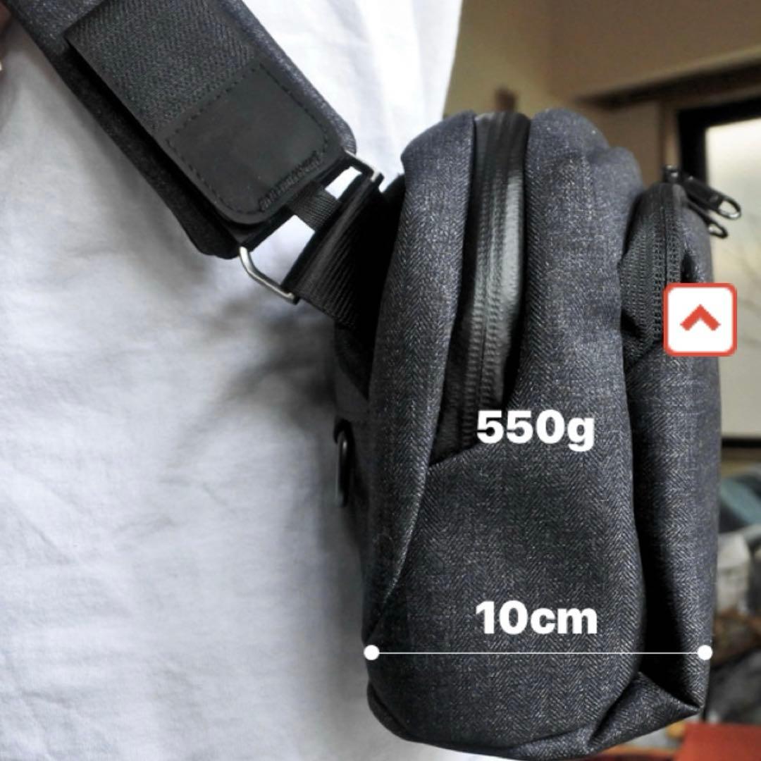 ALPAKA アルパカ　ボディバック　ブラック　GO SLING PRO