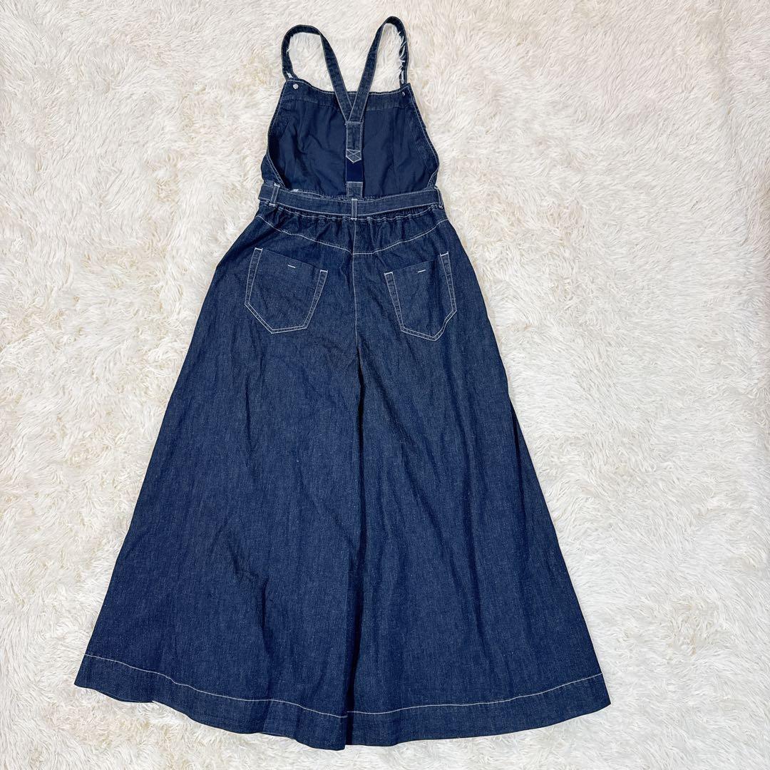 極美品　M'SGRACY デニム サロペット カタログ掲載品 近年 40 リボン