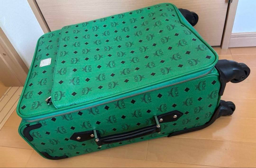 MCM ロゴグラム キャビントラベルトローリー キャリーケース　付属品あり