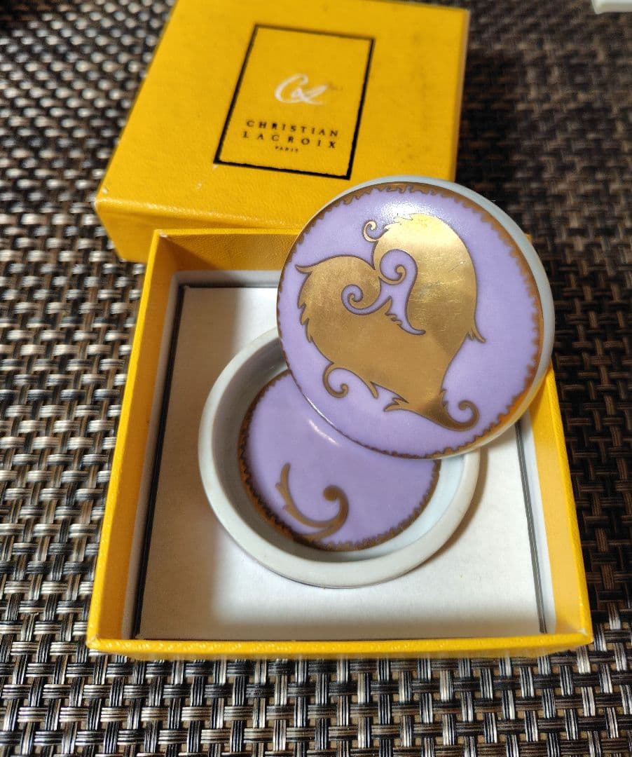 Christian Lacroix 小物入れ 紫 金