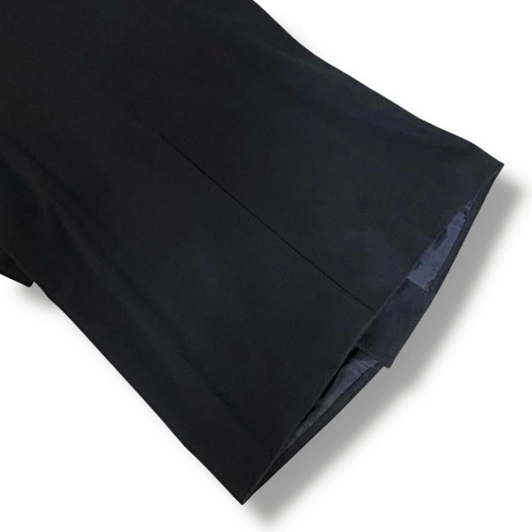 【美品】アルマーニ ウールカシミヤ チェスターコート ネイビー 46 イタリア製