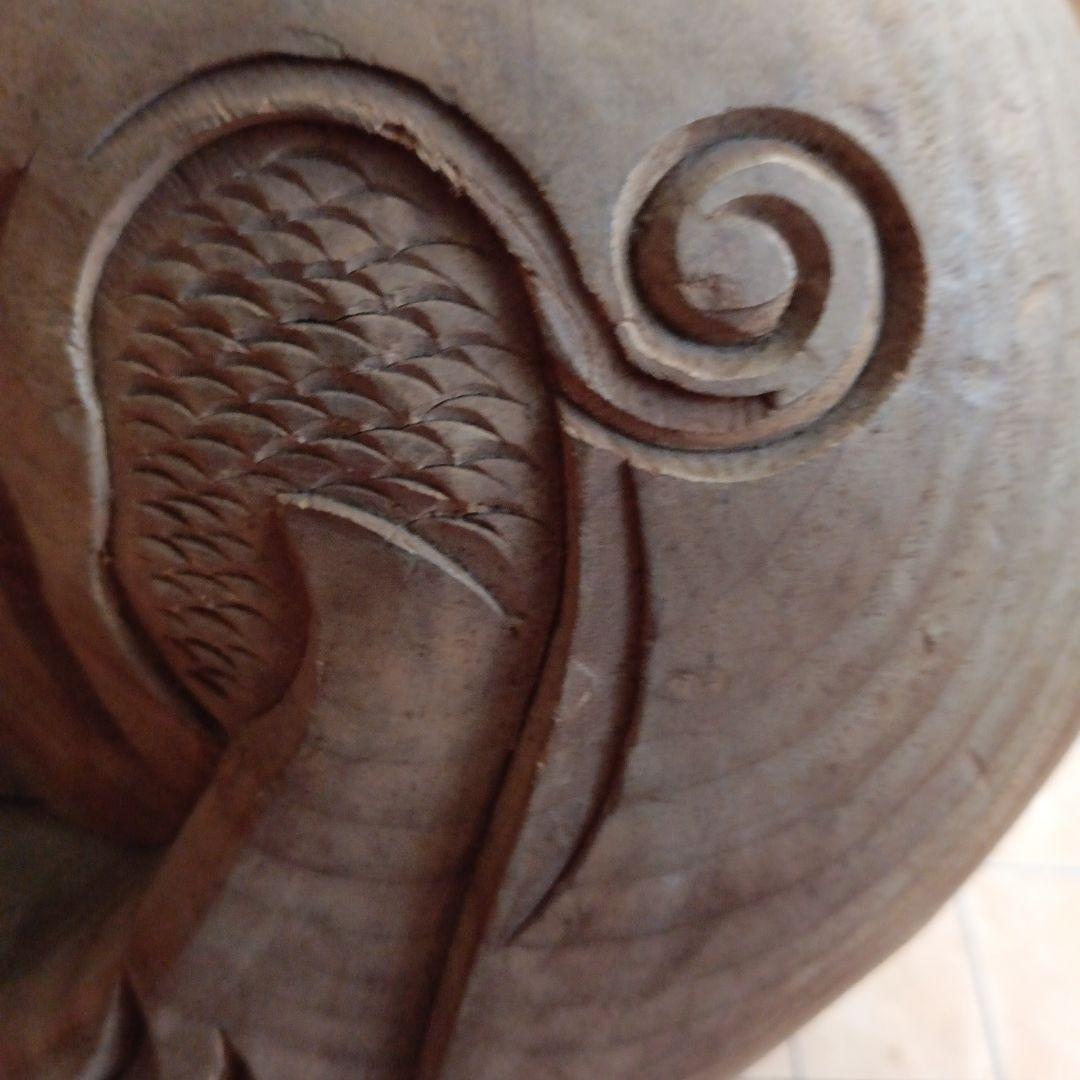 真鍮台座付き 木魚 撥付き 仏具