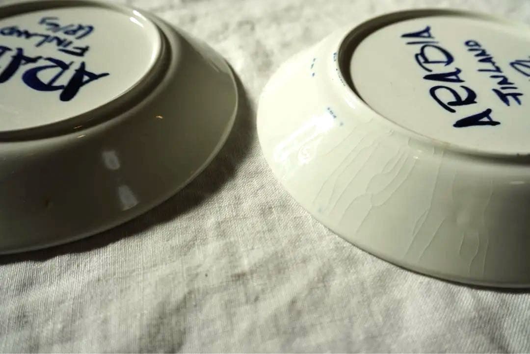 ARABIA アラビア 14.4cm ヴィンテージプレート2枚セット