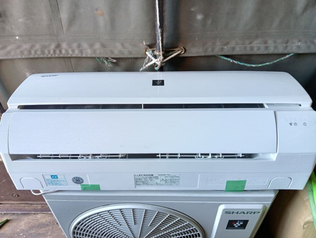 シャ−プ、AY-N22DMル−ムエアコン6畳、2022年製