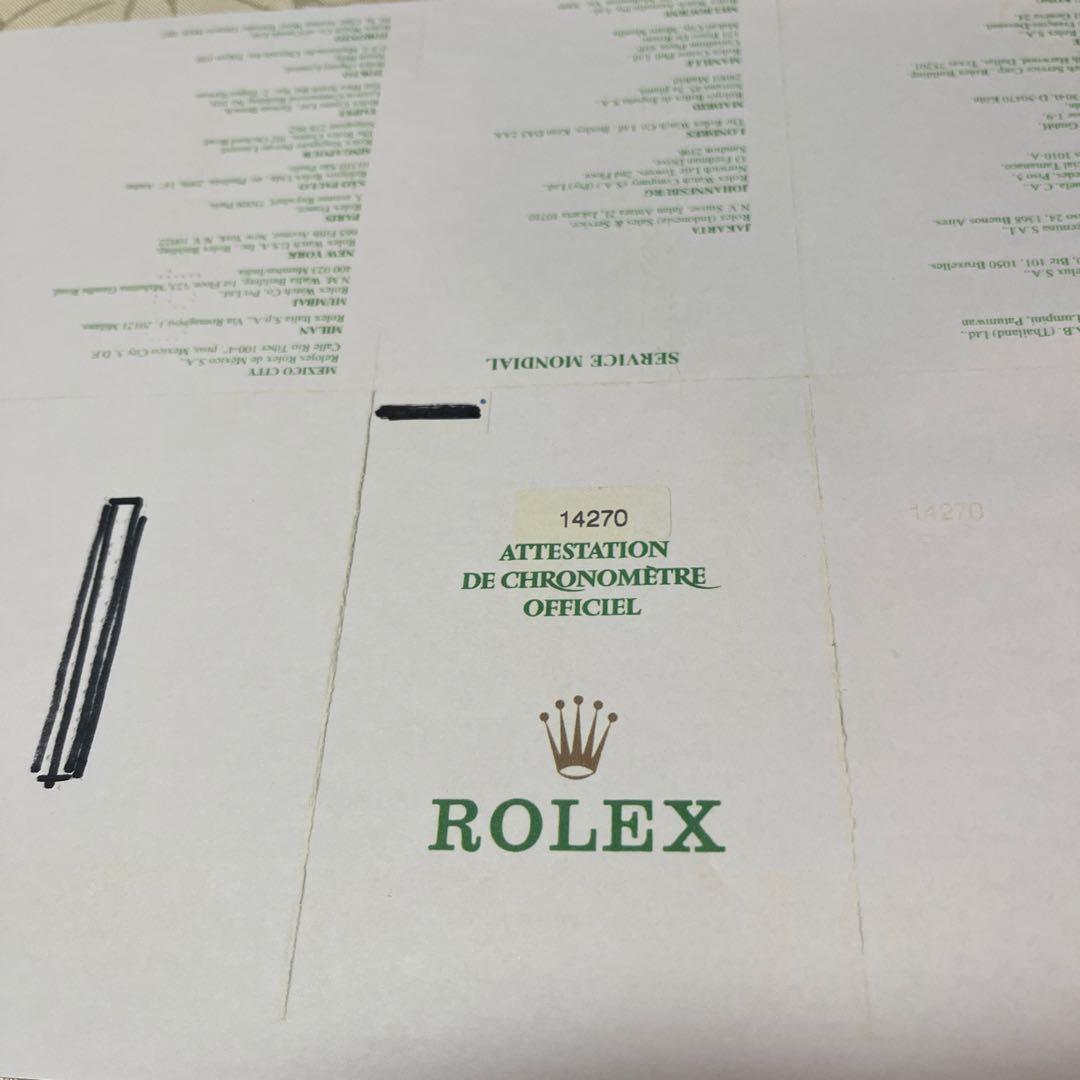 ROLEX 箱セット