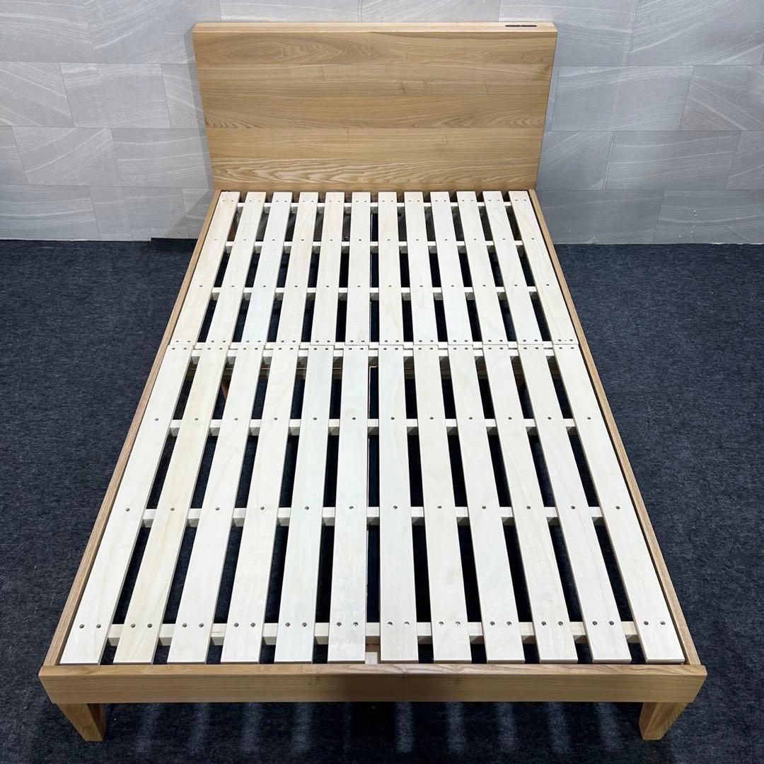 Re:CENO ベッドフレーム 木製ベッド folk セミダブル d2841