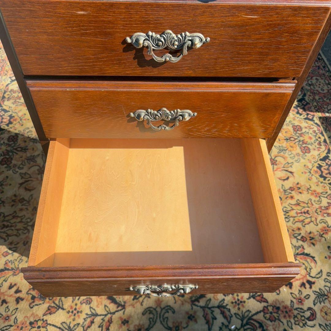 越後民芸家具 ナラ材 ハイチェスト　ヨーロピアンスタイル