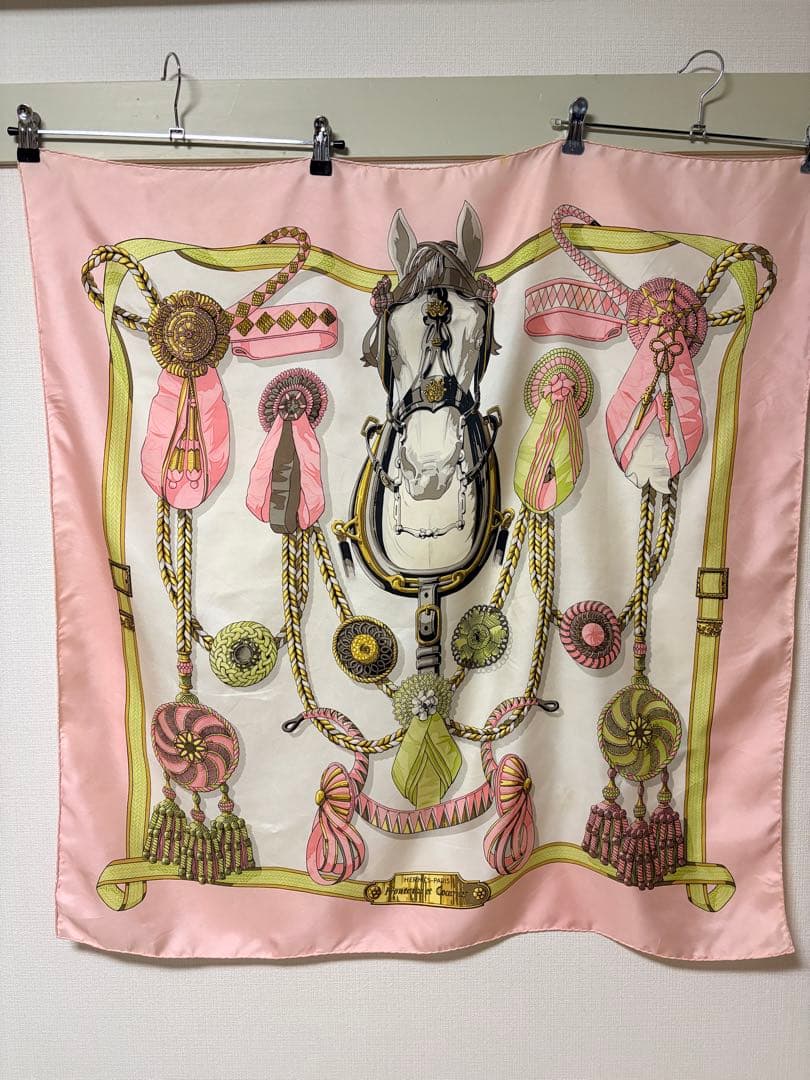 エルメス 前面ロゼット カレ90 スカーフ ストール